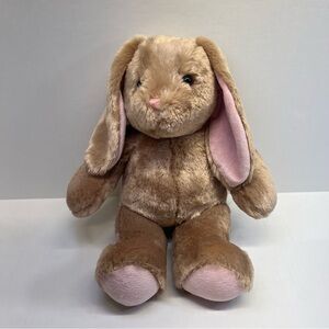 Build-A-Bear Brown and Pink Bunny Plush